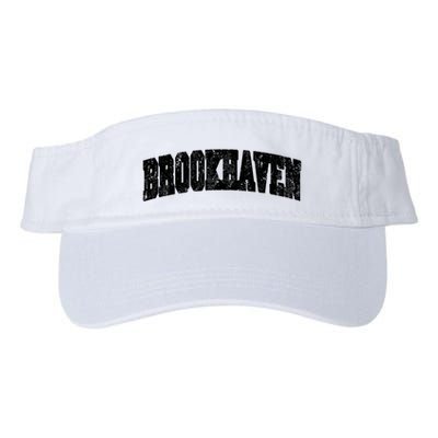 Brookhaven Mississippi Vintage Athletic Sports B&W Print Visor