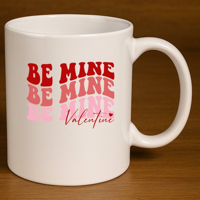 Be Mine Valentine 11oz C Handle Ceramic Mug