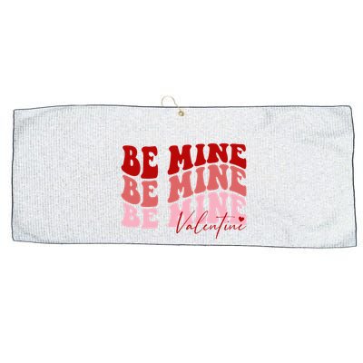 Be Mine Valentine Large Microfiber Waffle Golf Towel