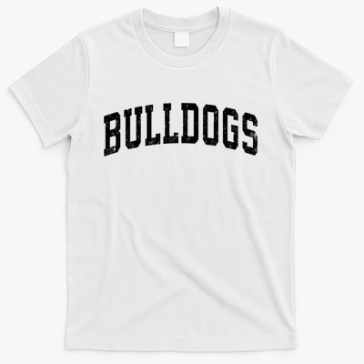 Bulldogs Mascot Vintage Athletic Sports Name Design Long Sleeve T-Shirt