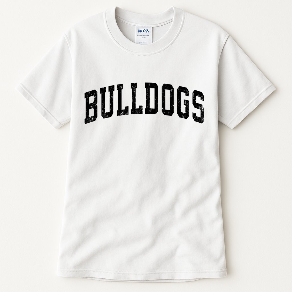 Bulldogs Mascot Vintage Athletic Sports Name Design Long Sleeve Tall T-Shirt