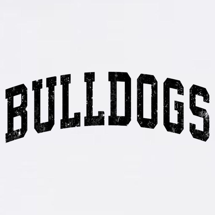 Bulldogs Mascot Vintage Athletic Sports Name Design Long Sleeve Hat