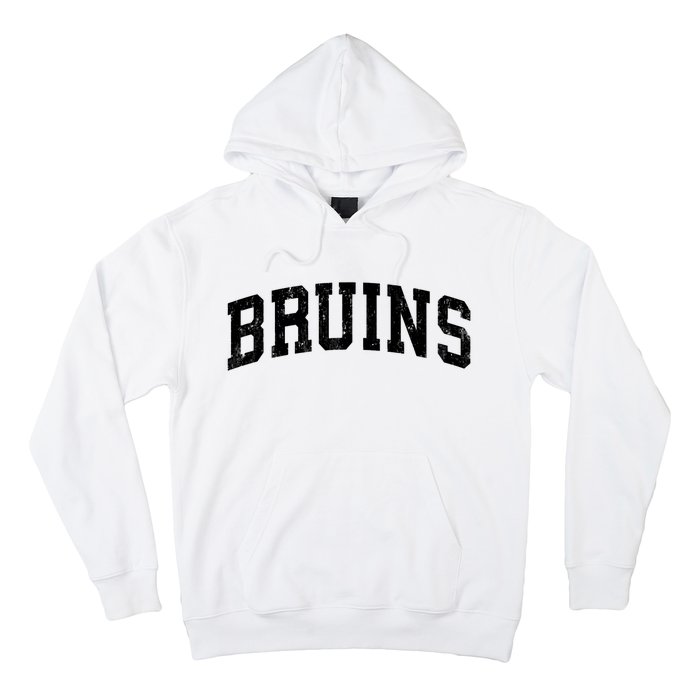 Bruins Mascot Vintage Athletic Sports Name Design Long Sleeve Hoodie