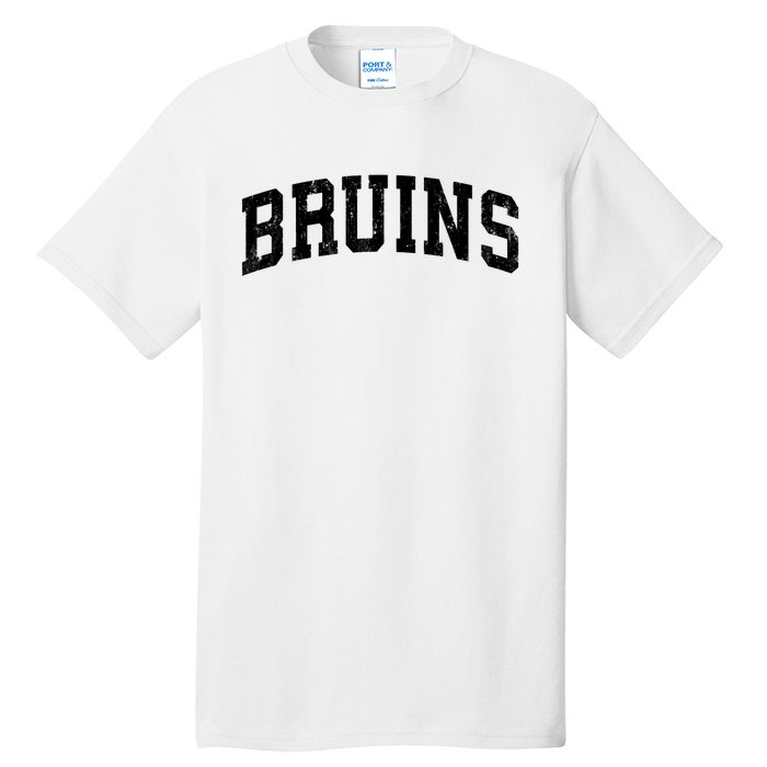 Bruins Mascot Vintage Athletic Sports Name Design Long Sleeve Tall T-Shirt