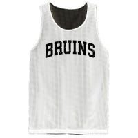 Bruins Mascot Vintage Athletic Sports Name Design Long Sleeve Mesh Reversible Basketball Jersey Tank