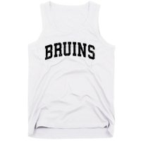 Bruins Mascot Vintage Athletic Sports Name Design Long Sleeve Tank Top