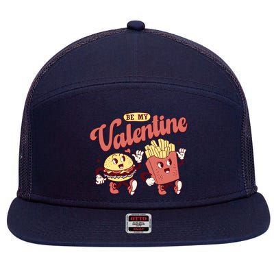 Be My Valentine 7 Panel Mesh Trucker Snapback Hat