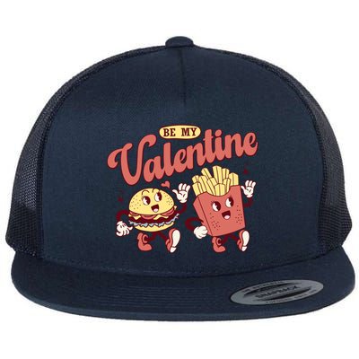 Be My Valentine Flat Bill Trucker Hat