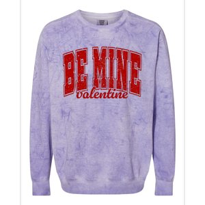 Be Mine Valentine Matching Couple Lover Colorblast Crewneck Sweatshirt