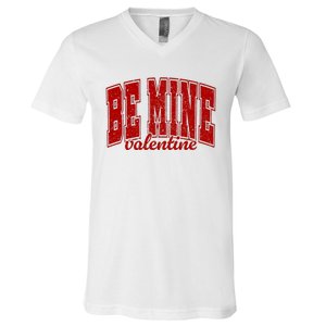 Be Mine Valentine Matching Couple Lover V-Neck T-Shirt