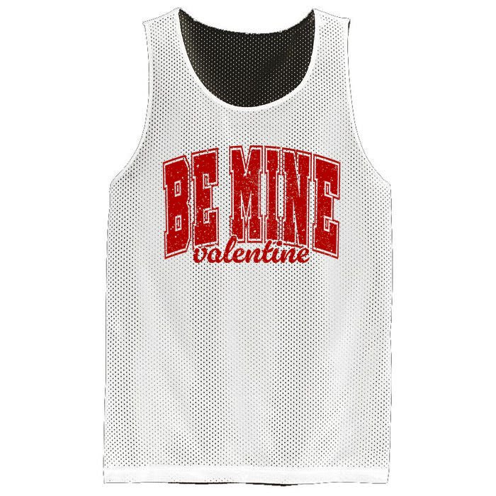 Be Mine Valentine Matching Couple Lover Mesh Reversible Basketball Jersey Tank