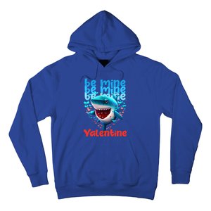 Be Mine Valentine Shark Valentine's Day Meaningful Gift Hoodie