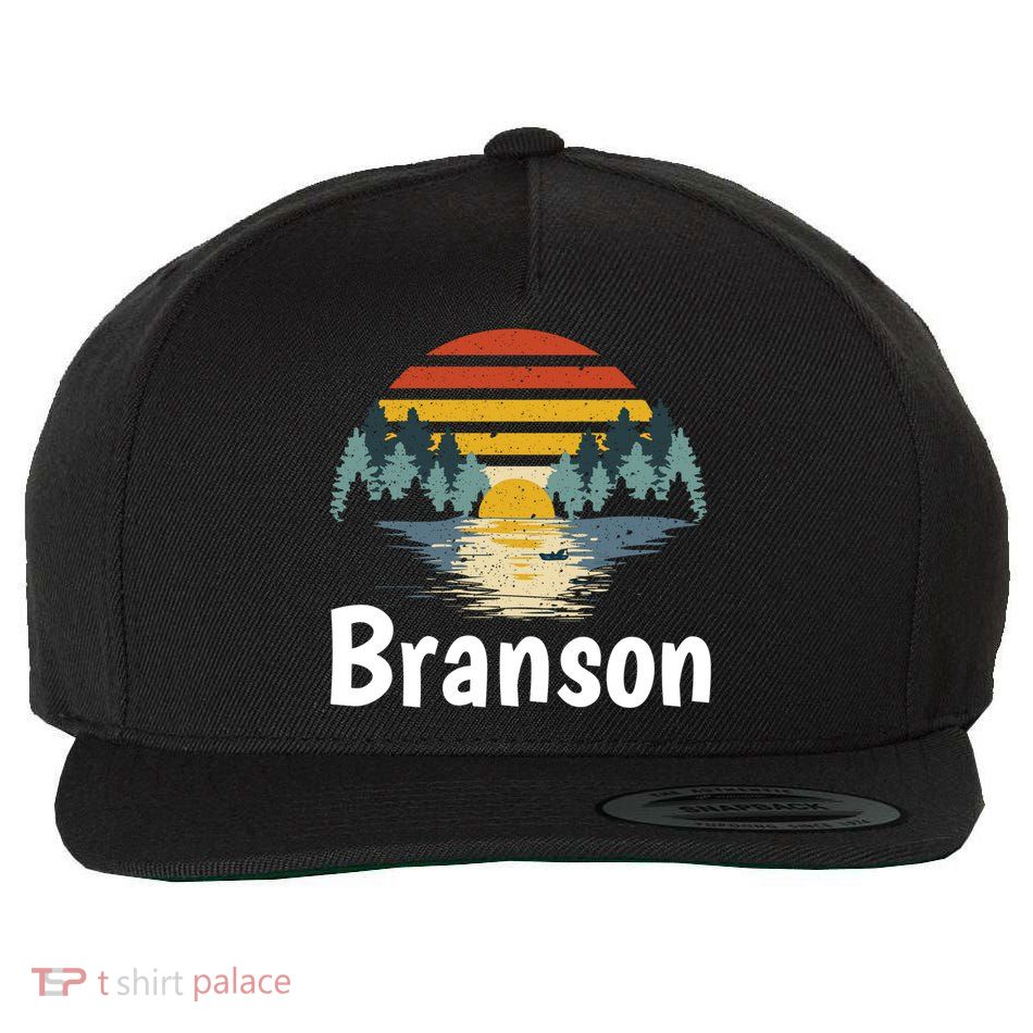 Branson Missouri Vacation Family Group Gift Great Gift Wool Snapback Cap