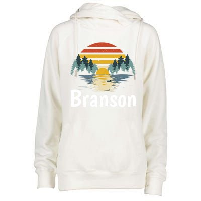 Branson Missouri Vacation Family Group Gift Great Gift Womens Funnel Neck Pullover Hood