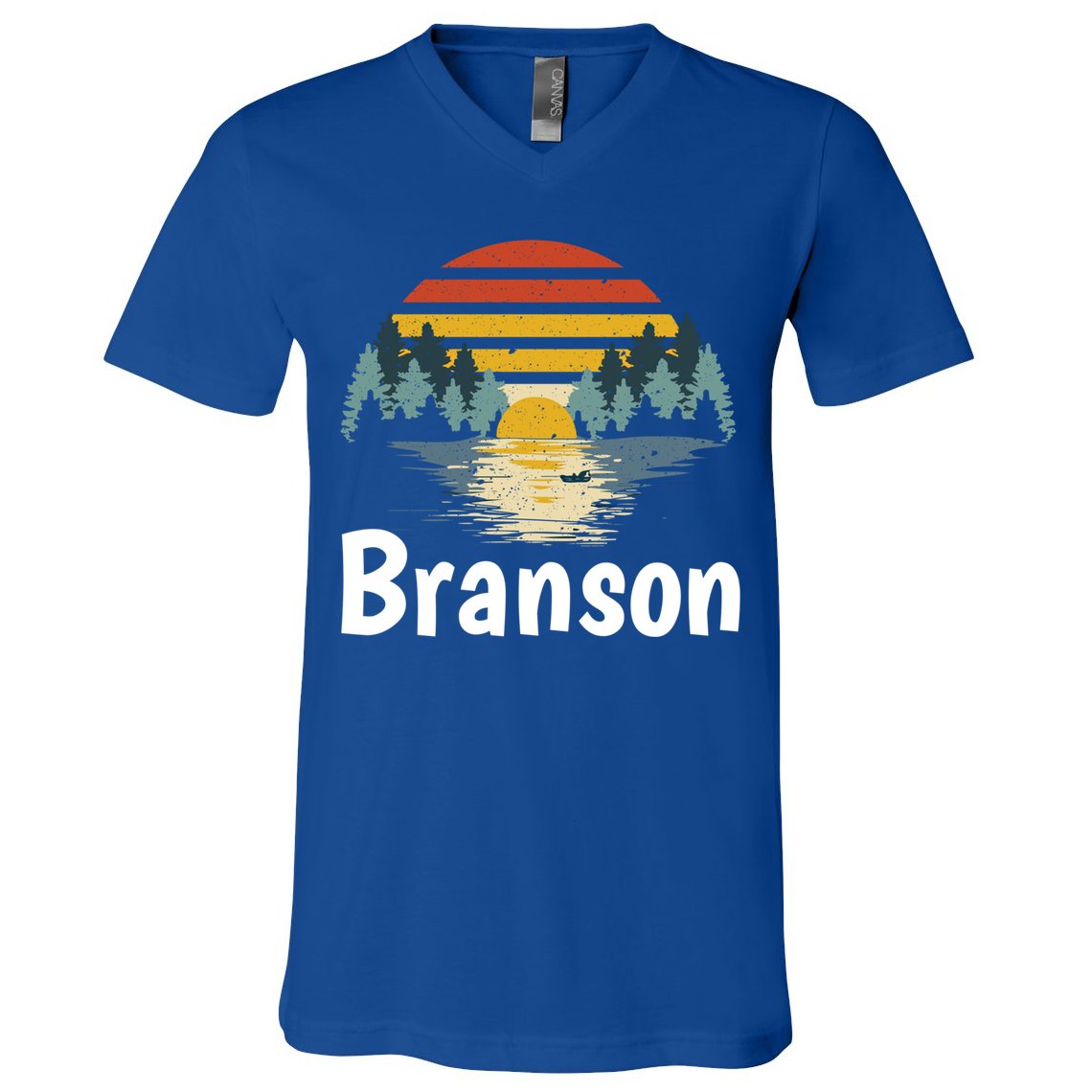 Branson Missouri Vacation Family Group Gift Great Gift V-Neck T-Shirt