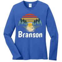 Branson Missouri Vacation Family Group Gift Great Gift Ladies Long Sleeve Shirt