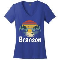 Branson Missouri Vacation Family Group Gift Great Gift Women's V-Neck T-Shirt