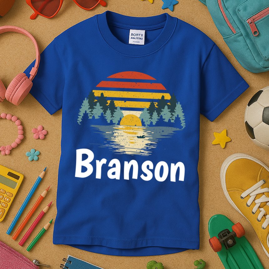 Branson Missouri Vacation Family Group Gift Great Gift Kids T-Shirt