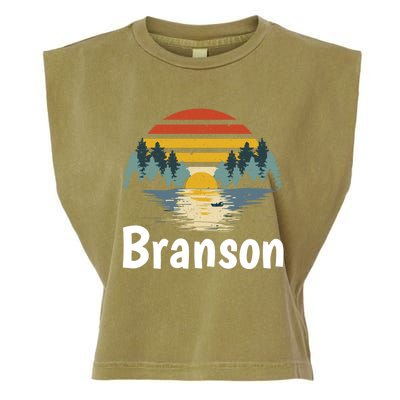 Branson Missouri Vacation Family Group Gift Great Gift Garment-Dyed Women's Muscle Tee