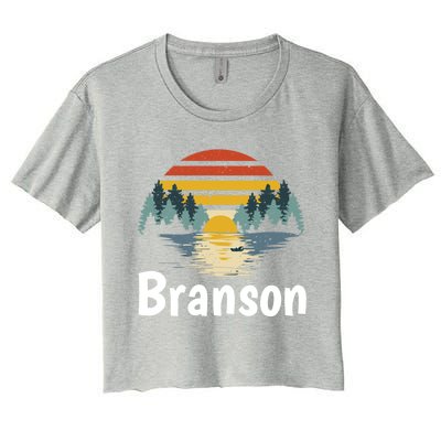 Branson Missouri Vacation Family Group Gift Great Gift Women's Crop Top Tee