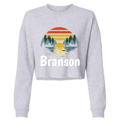 Branson Missouri Vacation Family Group Gift Great Gift Cropped Pullover Crew