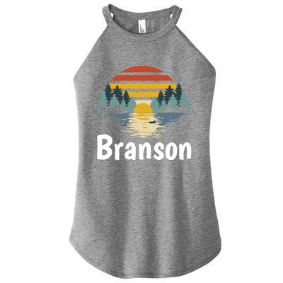 Branson Missouri Vacation Family Group Gift Great Gift Women's Perfect Tri Rocker Tank