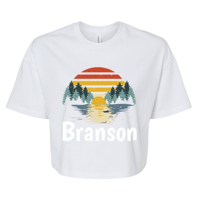 Branson Missouri Vacation Family Group Gift Great Gift Bella+Canvas Jersey Crop Tee