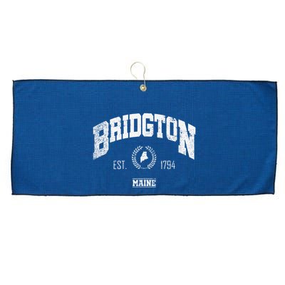 Bridgton Memaine Vintage Throwback Large Microfiber Waffle Golf Towel