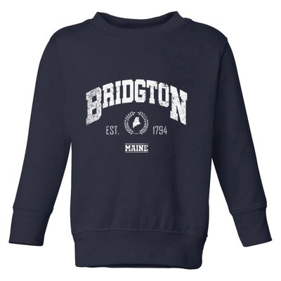 Bridgton Memaine Vintage Throwback Toddler Sweatshirt