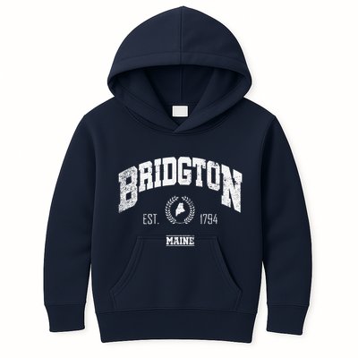 Bridgton Memaine Vintage Throwback Kids Hoodie