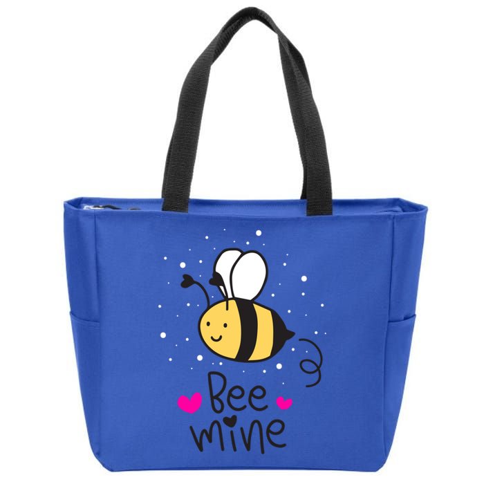 Bee Mine Valentine's Day Gift Zip Tote Bag