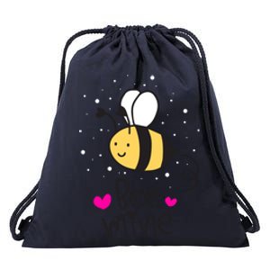 Bee Mine Valentine's Day Gift Drawstring Bag