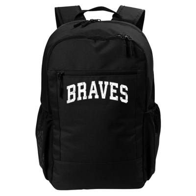 Braves Mascot Vintage Athletic Sports Name Design Gift Daily Commute Backpack