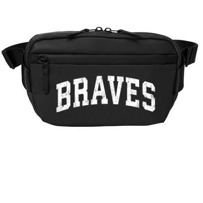 Braves Mascot Vintage Athletic Sports Name Design Gift Crossbody Pack