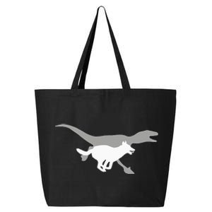 Belgian Malinois Velociraptor Maliraptor Running Shadow 25L Jumbo Tote