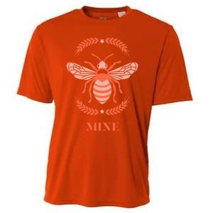 Bee Mine Valentine's Day Gift Cooling Performance Crew T-Shirt