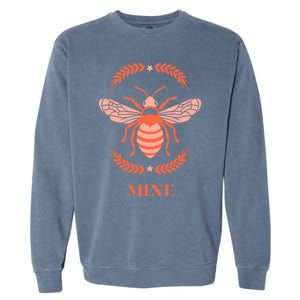 Bee Mine Valentine's Day Gift Garment-Dyed Sweatshirt