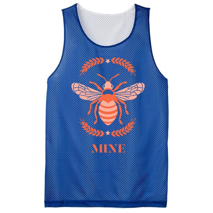 Bee Mine Valentine's Day Gift Mesh Reversible Basketball Jersey Tank