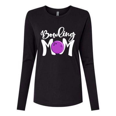 Bowling Mom Vintage Mama Bowling Mothers Day Bowling Mom Funny Gift Womens Cotton Relaxed Long Sleeve T-Shirt