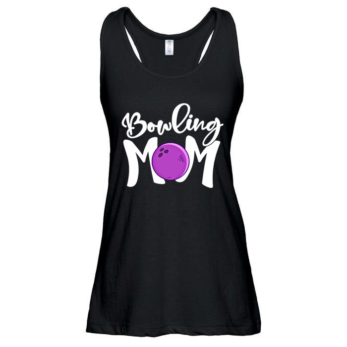 Bowling Mom Vintage Mama Bowling Mothers Day Bowling Mom Funny Gift Ladies Essential Flowy Tank