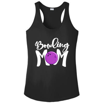 Bowling Mom Vintage Mama Bowling Mothers Day Bowling Mom Funny Gift Ladies PosiCharge Competitor Racerback Tank