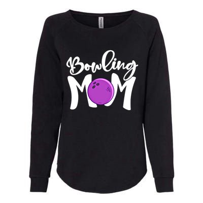 Bowling Mom Vintage Mama Bowling Mothers Day Bowling Mom Funny Gift Womens California Wash Sweatshirt