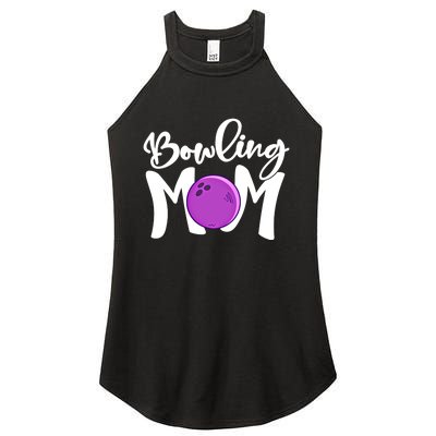 Bowling Mom Vintage Mama Bowling Mothers Day Bowling Mom Funny Gift Women's Perfect Tri Rocker Tank