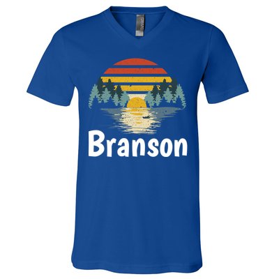 Branson Missouri Vacation Family Group Gift V-Neck T-Shirt