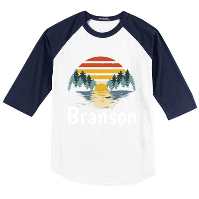 Branson Missouri Vacation Family Group Gift Baseball Sleeve Shirt