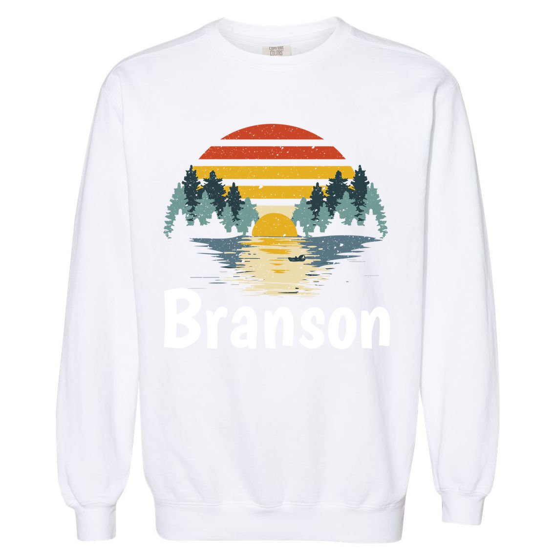 Branson Missouri Vacation Family Group Gift Garment-Dyed Sweatshirt