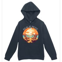 Beach Mode Vacy Mode Beach Life Vintage Sunset Beach Trip Vacation Mode Urban Pullover Hoodie