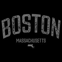 Boston Massachusetts Vintage Distressed Massachusetts Boston Doggie Tank