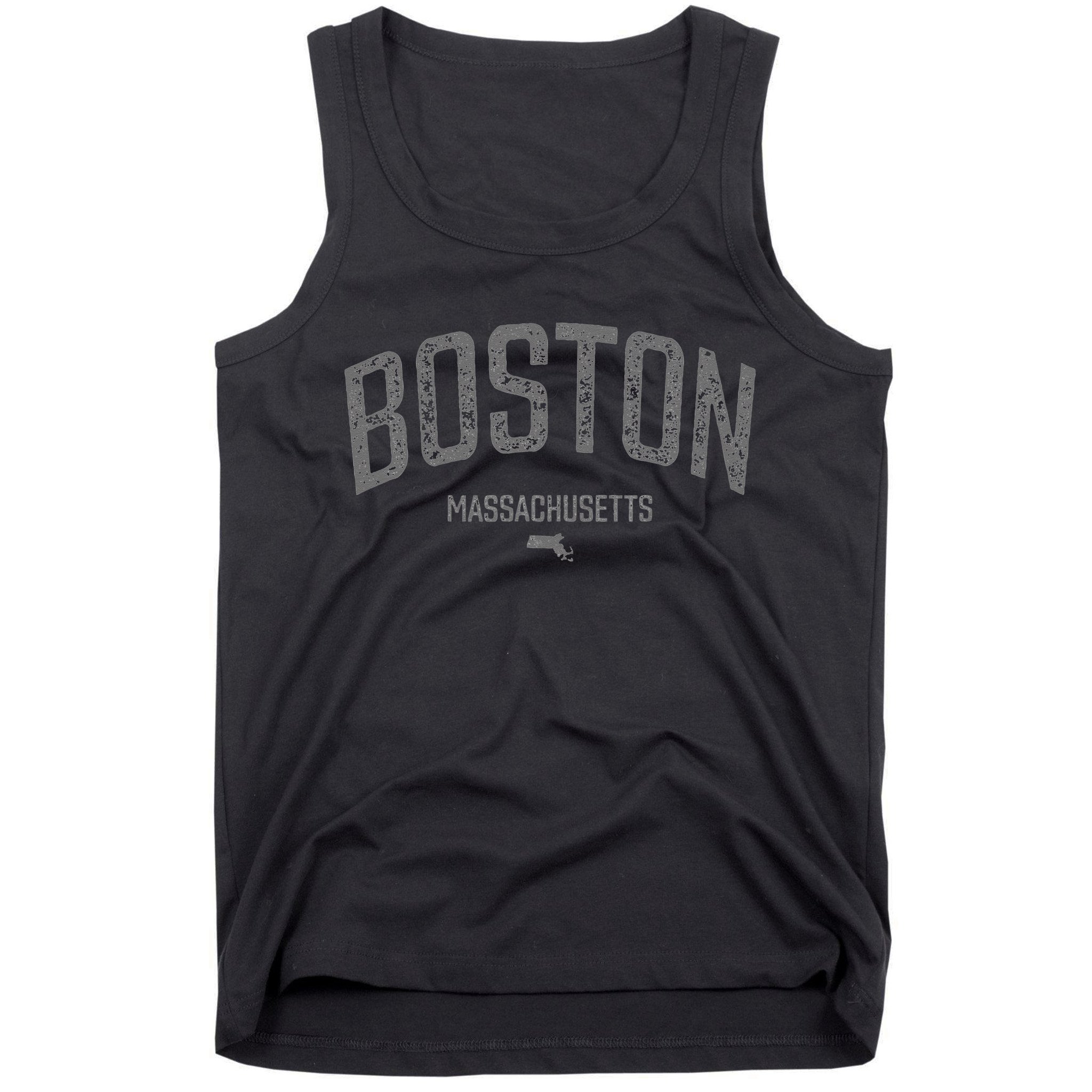 Boston Massachusetts Vintage Distressed Massachusetts Boston Tank Top