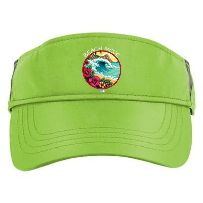 Beach Mode Vacy Mode Beach Life Vintage Sunset Beach Trip Vacation Mode Adult Drive Performance Visor